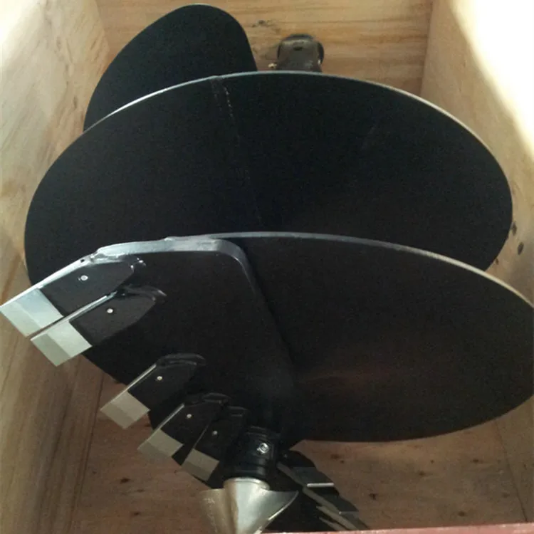 Земляной шнек установленный на экскаваторе KATO HD450 для тональной