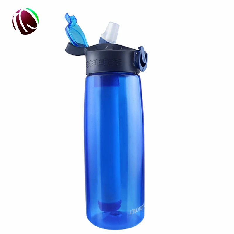 Профессиональный открытый спортивный персональный портативный очиститель бутылка с фильтром для хранения воды