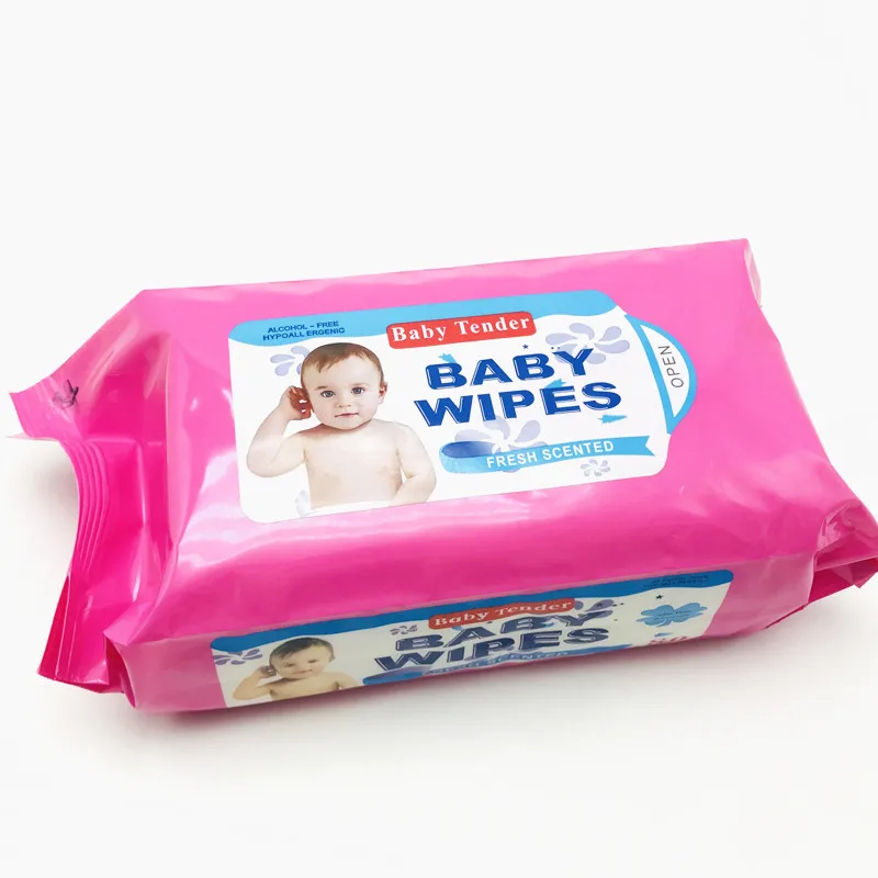 Factory Direct Supply Disposable-Wipes Good quality wholesale cheap price non woven 80 sheets  baby wet wipes in China