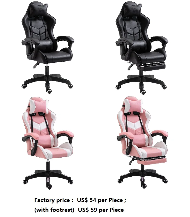 
Ergonomic Mesh Office Computer Executive Revolving Reclining Armrest Chairs For Gamer Leather Racing Style Luxury Gaming Chair 