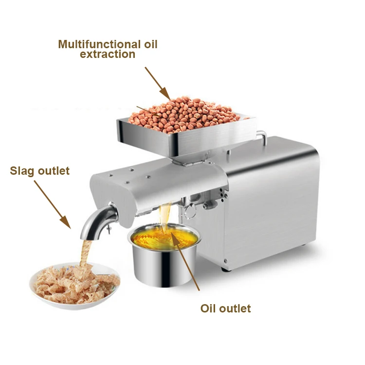 Jerrate Heater Temperature 250 Degrees Ing For Peanut Small Oil Press Machine
