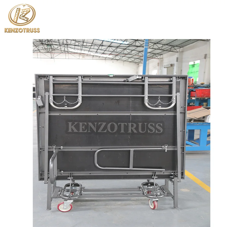 Strong Steel Mobile Folding Portable Stage For Hotel