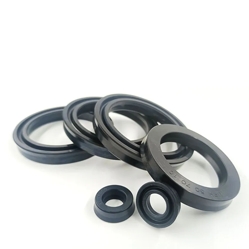 KAIRUITE NBR FKM U Shape Rubber Hydraulic Piston Rod Seal Ring U-Cup Seal Packing UPH Hydraulic Seal