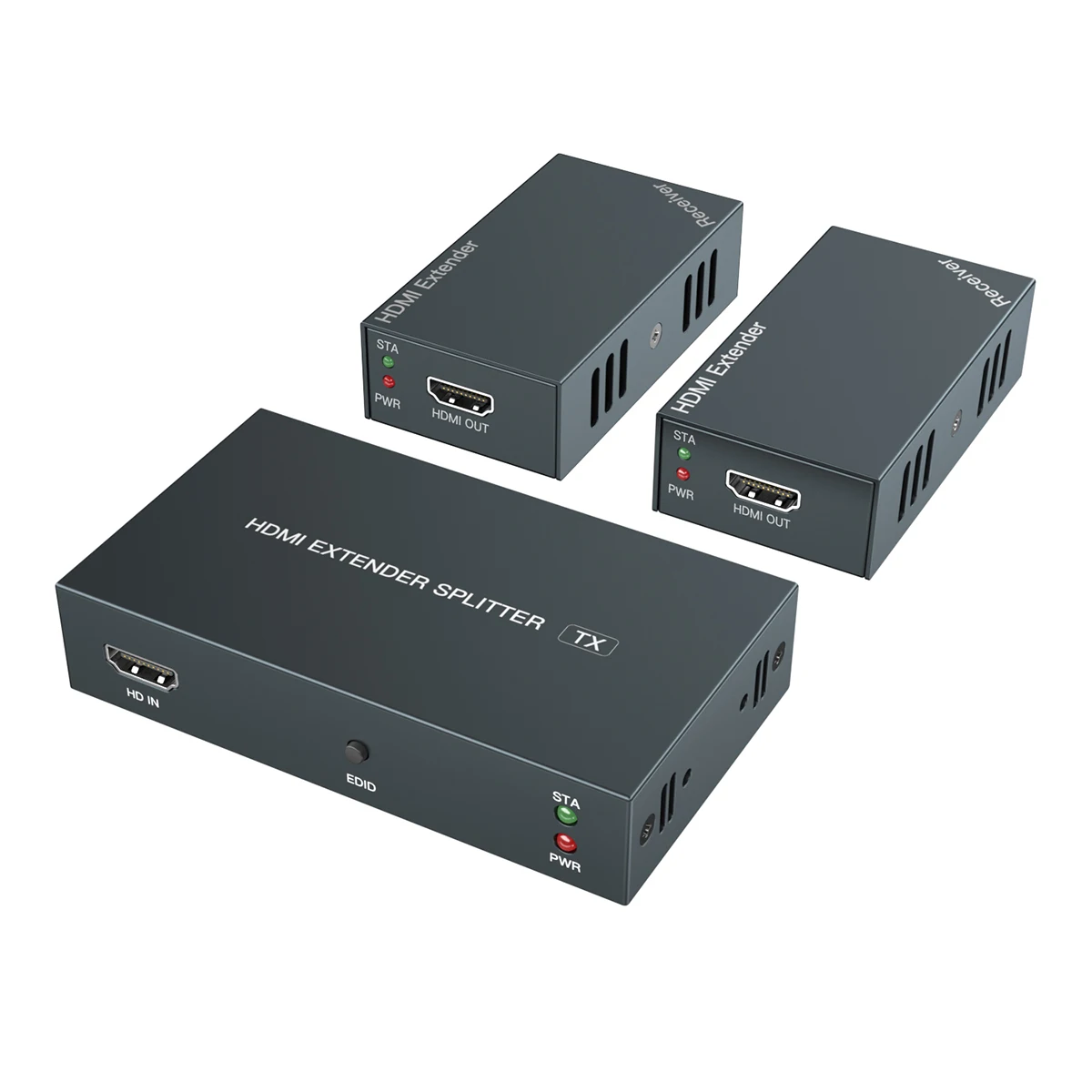 Новый HDM1 50m 1*2 удлинитель сплиттер с POC 1 порта HDM1I