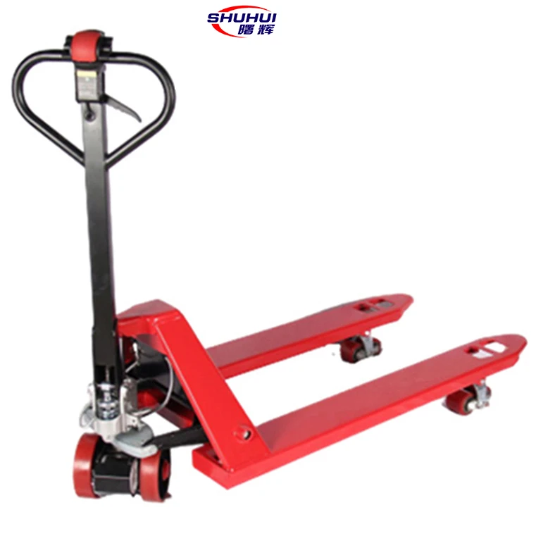Hand Pallet Truck Manufacturers SHUHUI Cheap Price 2 Ton 3 Ton Hand Pallet Truck Manual Hydraulic Jack Trolley