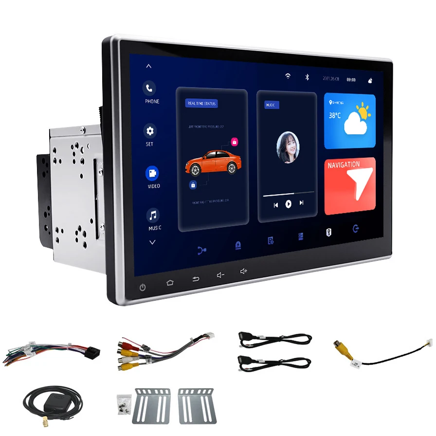 1 din Car DVD Player 9' 10.1' Android Car Radio Touch Screen Car Stereo with Apple Carplay Single Din