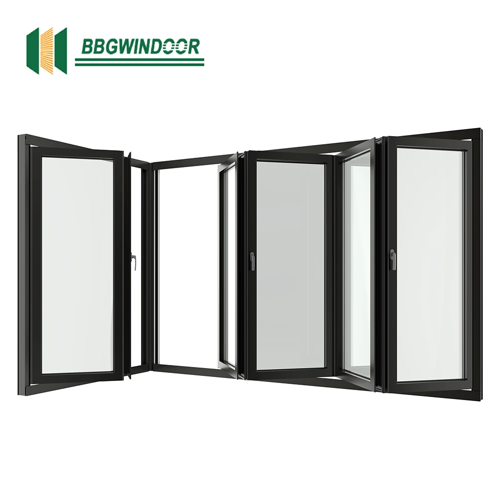 Двустворчатое окно Lukliving алюминиевые двухстворчатые окна теплоизоляция двойное остекление закаленное стекло двухстворчатое