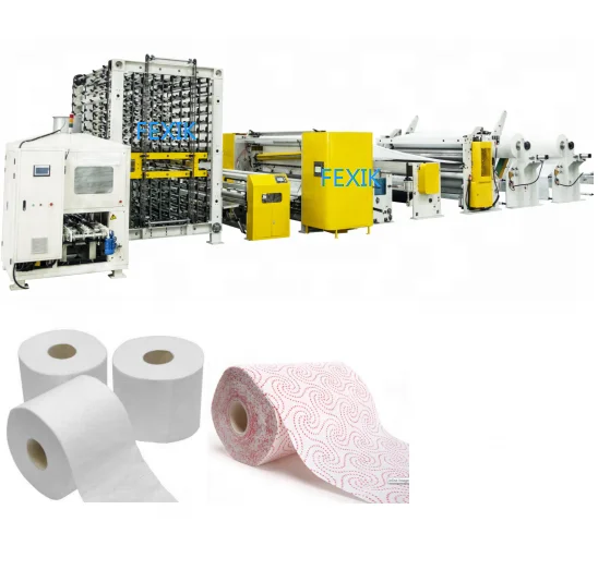 Suppliers Perforated Toilet Paper Manufacturing Kitchen Towel Rewinding Machine Toilet Tissue Best-selling Chinese 350m/min