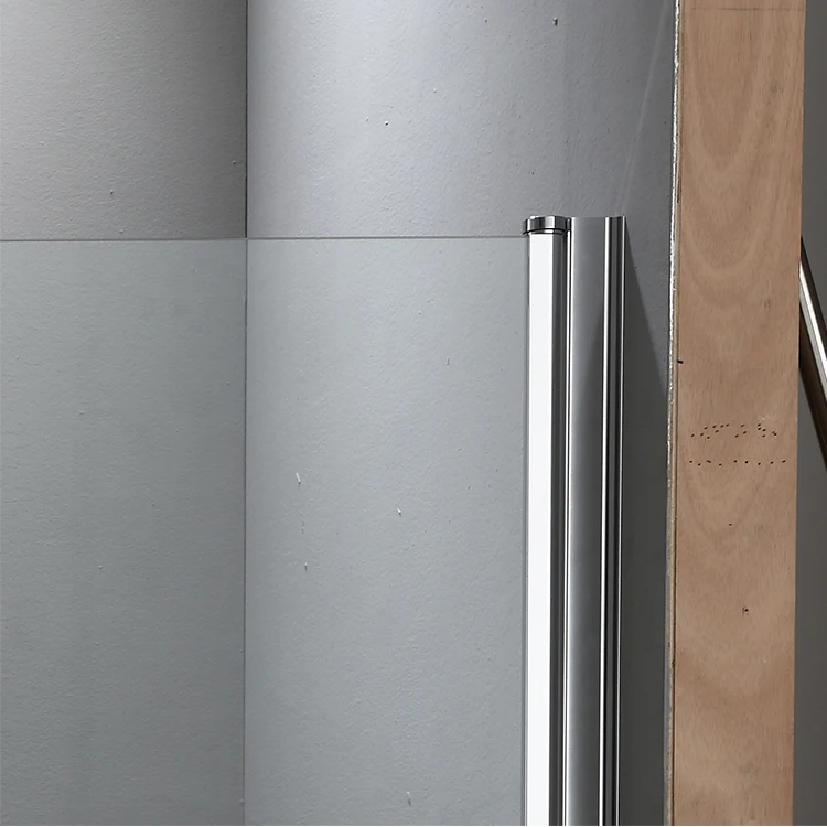 Large Free Standing Corner Fiberglass Shower Stall Enclosures