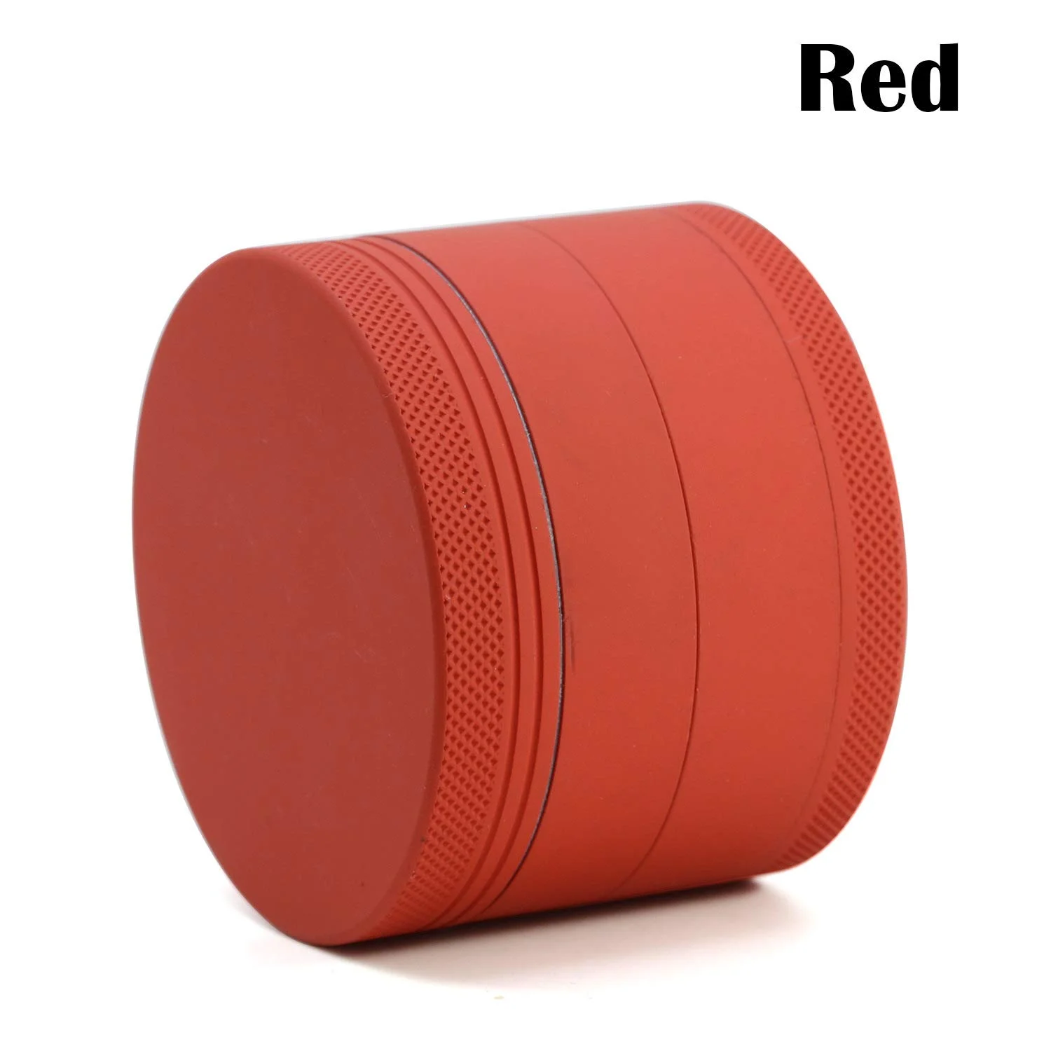 50mm 63mm 4 Layers Pink Rubber Paint Painted Finish Zinc Alloy Spice Tobacco Herb Grinder
