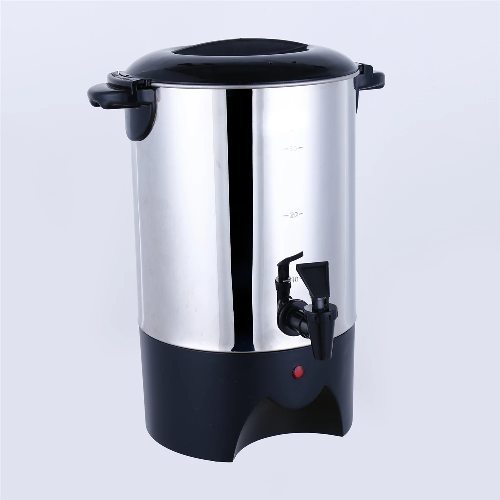 30 cups 4.5 liter Stainless Steel Electric Coffee Maker Commercial Coffee Urn Coffee Percolator for Sale