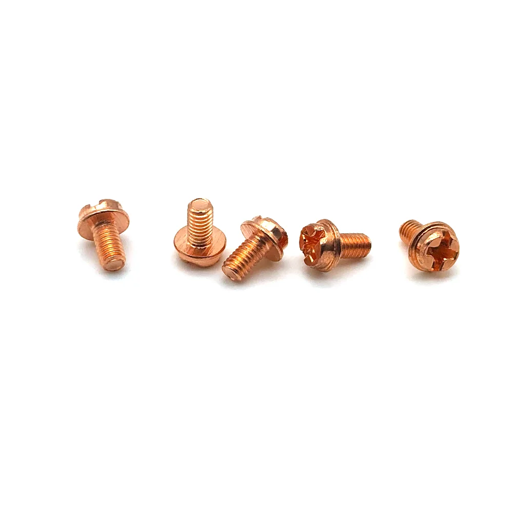 Foshan Ampnect Top Quality Customized M3 Electrical Copper Machine Screws