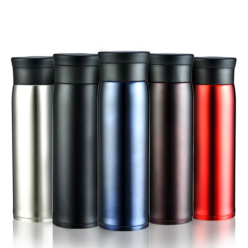 Business custom 550ml leakproof stainless steel thermos cup double wall vacuum insulated tea infuser water bottle