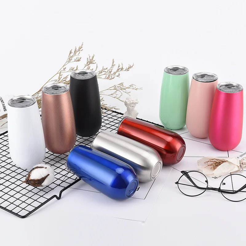 Stainless Steel Cup Insulated Tumbler Cups Wholesale Egg-shaped Cup