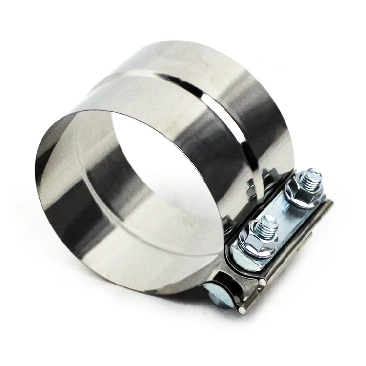 2.5 Inch Lap Joint Band Clamp Heavy Duty Exhaust Clamps for Pipe Parts