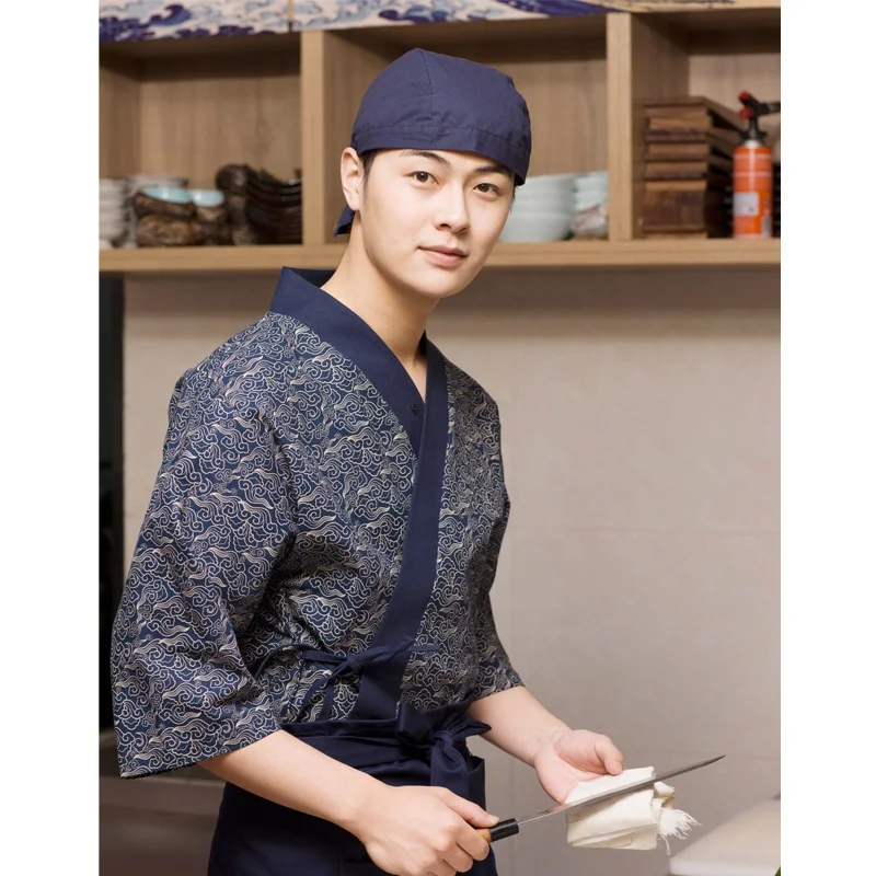 Традиционная форма шеф-повара izakaya Fukuya Teppanyaki из 100% хлопка