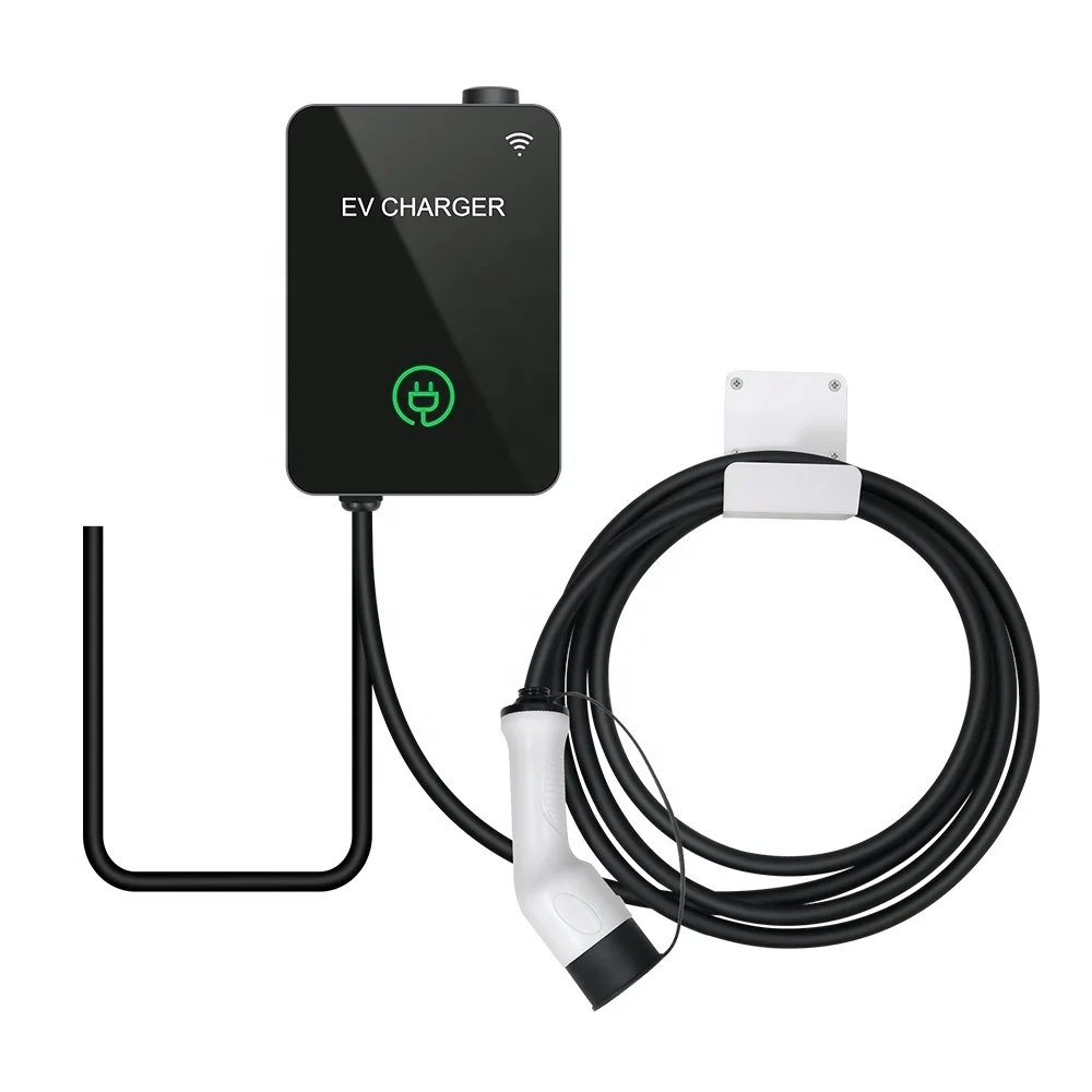 32Amp 7.2kW Public Charging Station With Type 2 EV Socket 7KW Electric Vehicle Car Charger Point