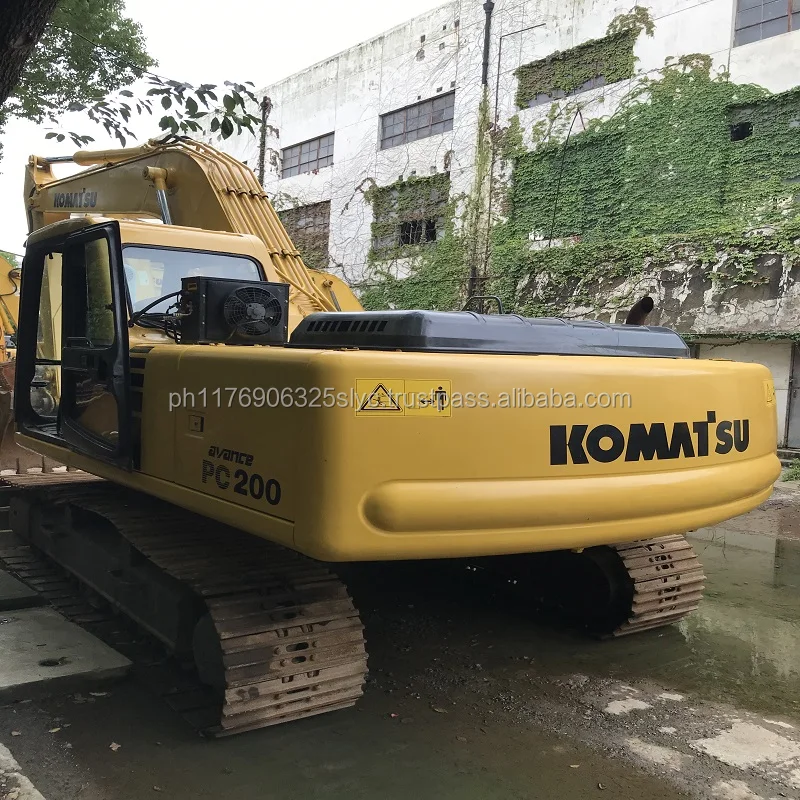 20 ton used Japan excavator for Komatsu PC200-6 for sale/original Komatu PC200 excavator