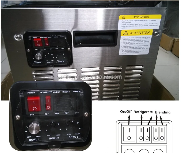 Factory Cheap Price Hot Sale Commercial Daiquiri Machine with 2 tanks