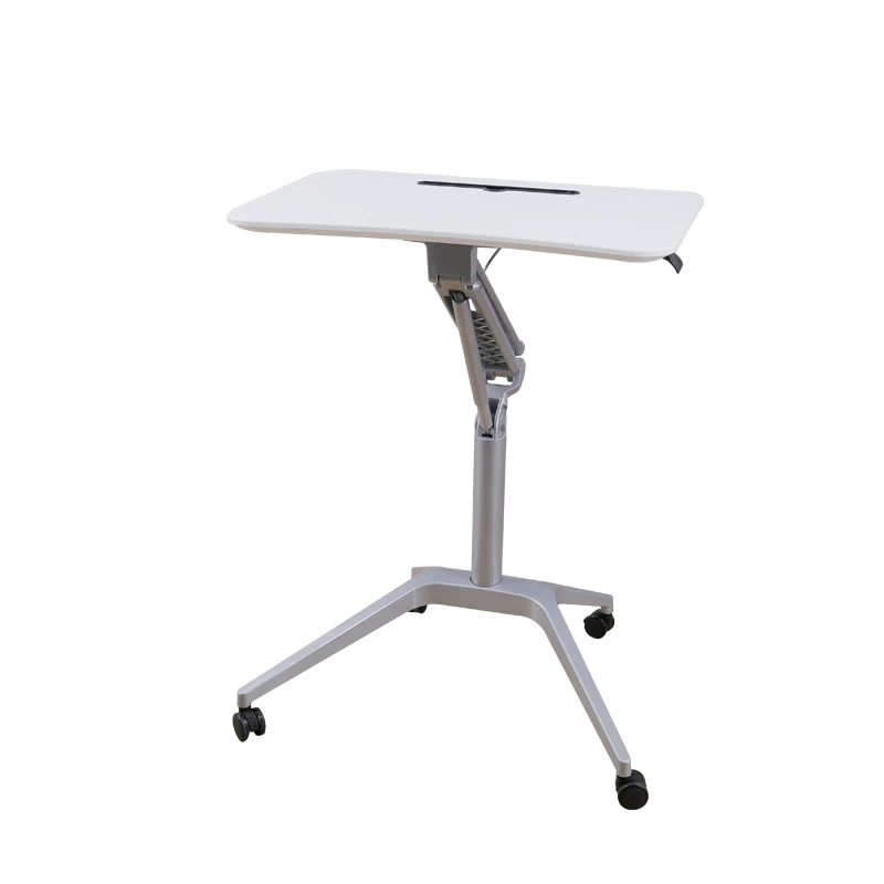 
Modern Foldable Mobile Pneumatic Sit And Stand Desk Lifting For Living Room/School 