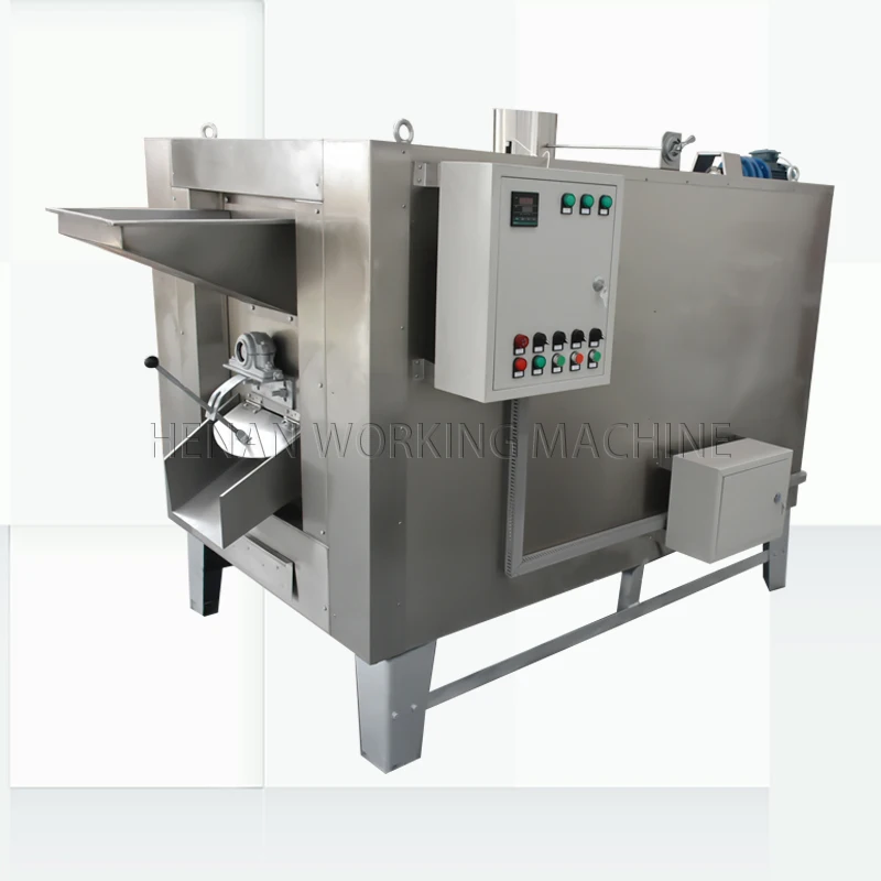 corn seed pistachio sesame cacao groundnut almond cashew nut roasting machine