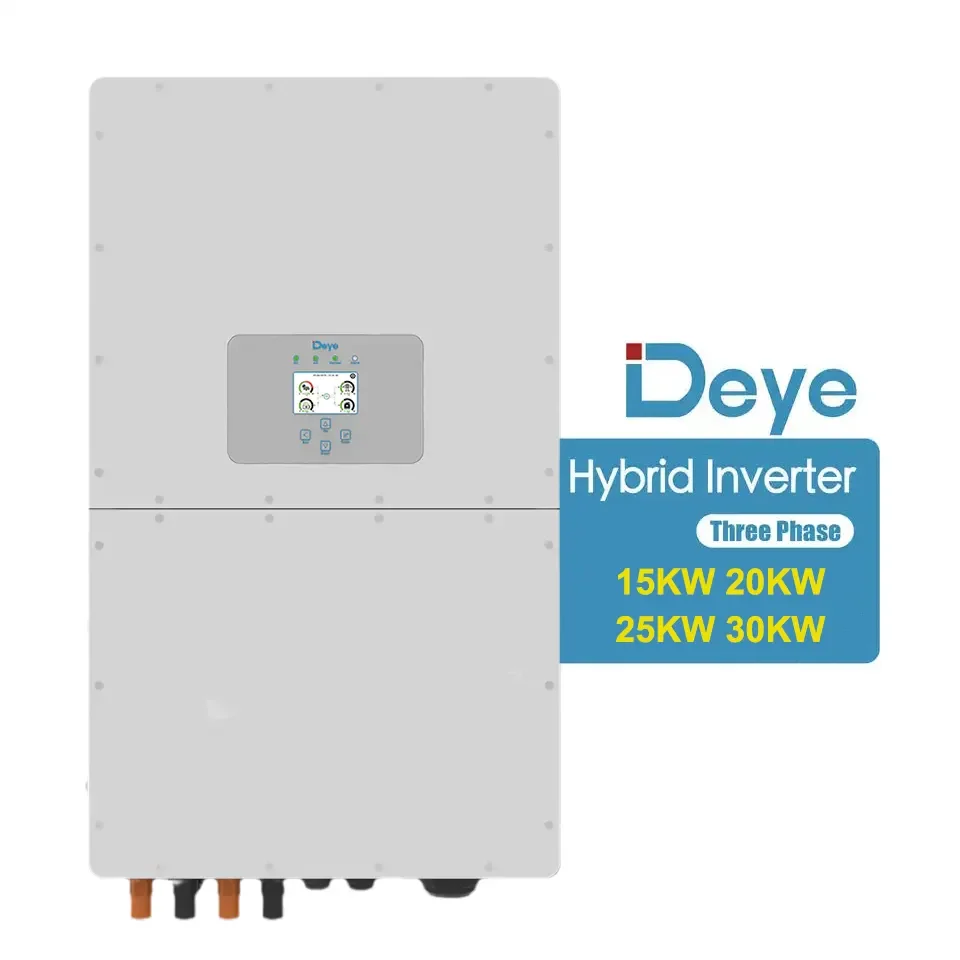 Customized  solar power 15hp 3 phase motor deye hybrid inverter for commercial project