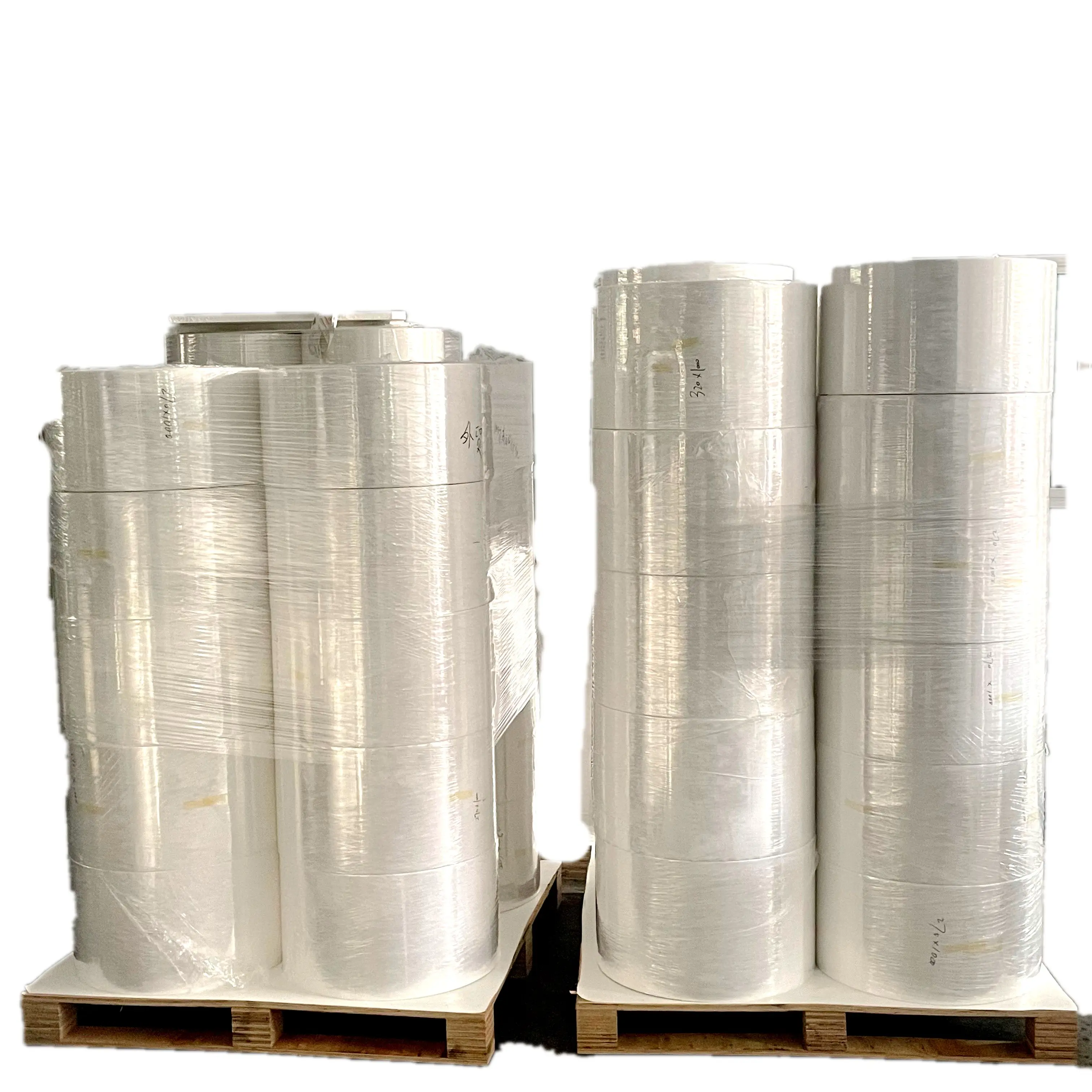 JOHNSON Good price barcode label sticker customized self adhesive 80gsm Semigloss paper with Acrylic and 30um PET release film