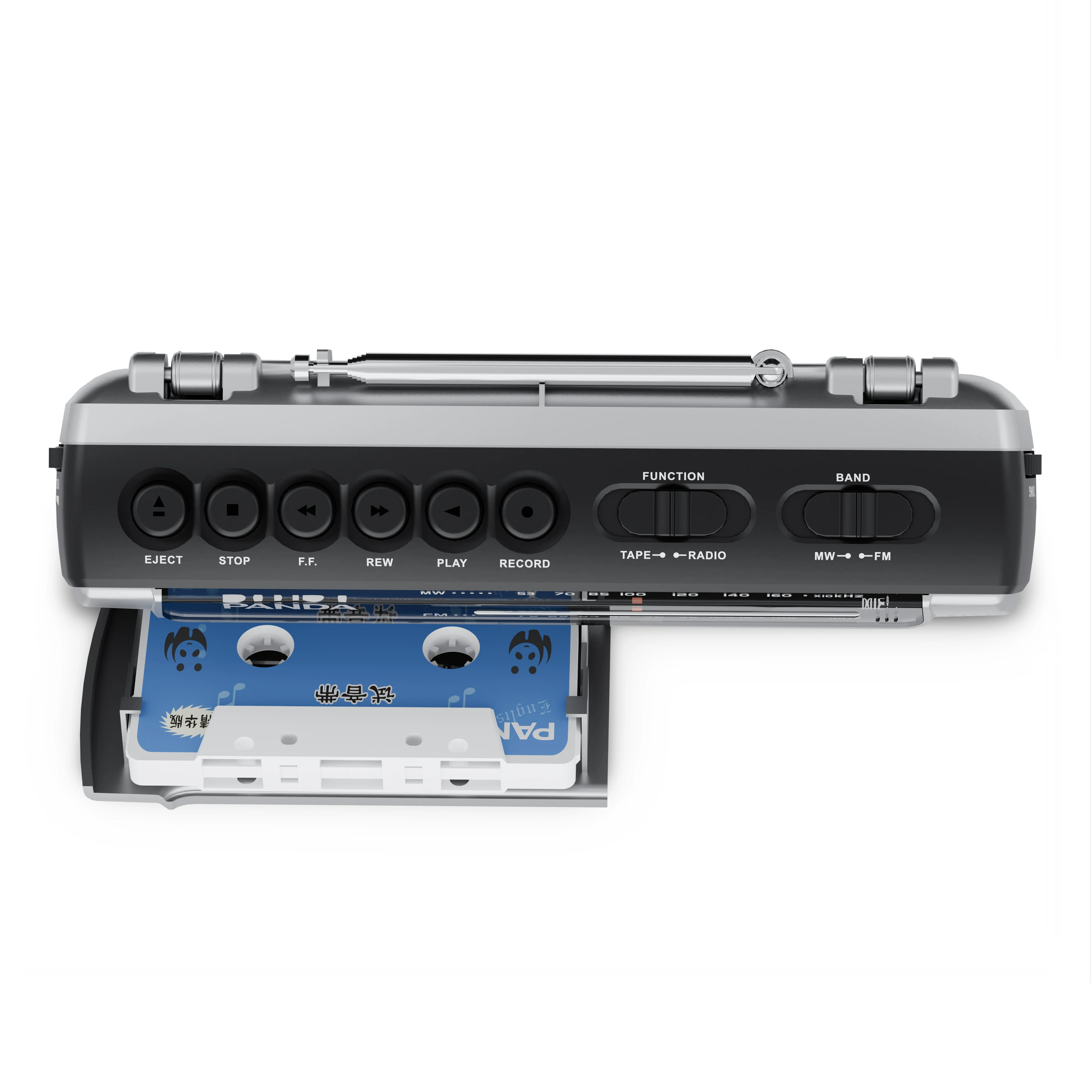 Factory Private Mold Hot Sale Cheap Cassette Recorder Player With Am Fm Radio Tape Recorder Classic Cassette Radio Tape Player