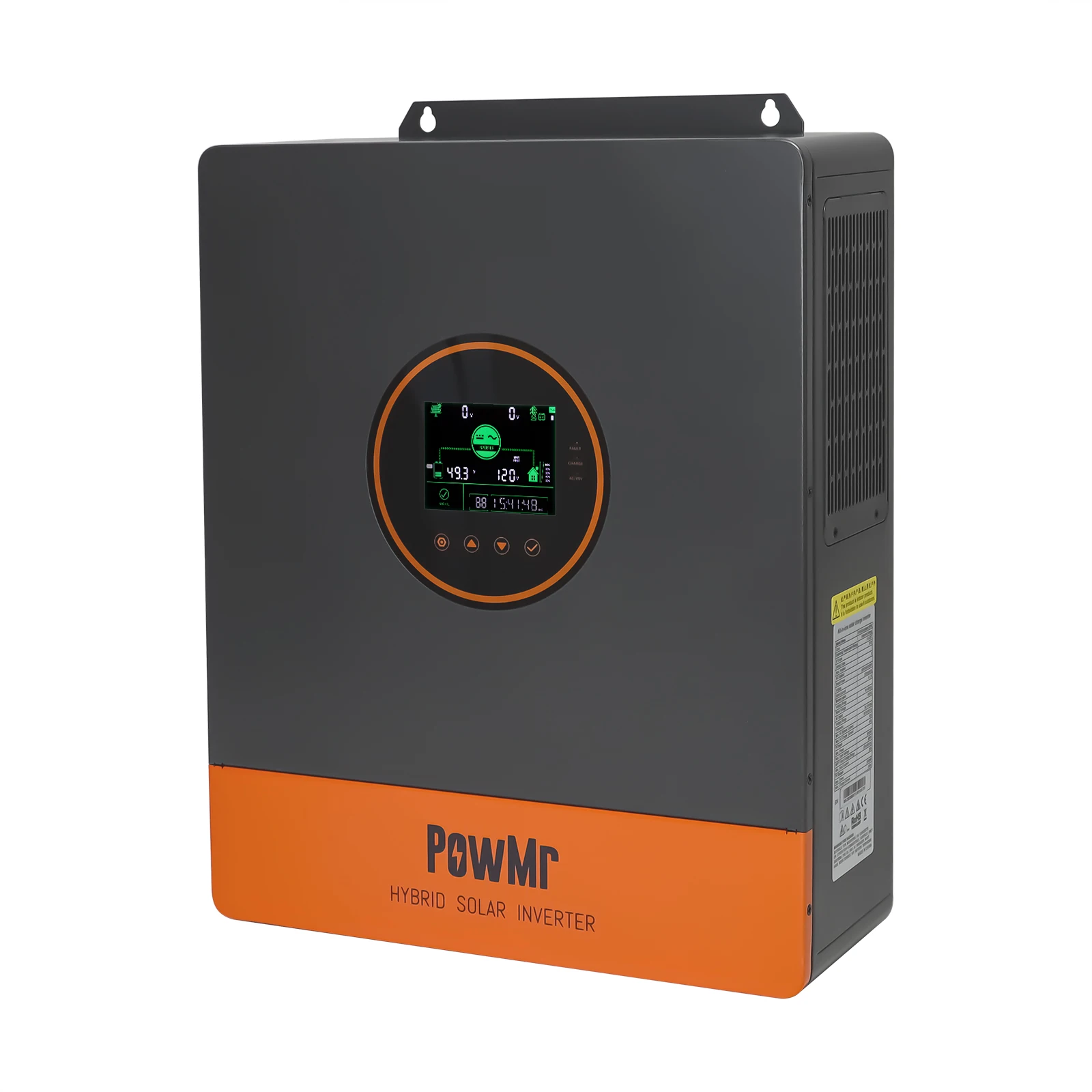 PowMr New Product 5000W 48V Inverter Charger MPPT 110/120V Pure Sine Wave Solar Inverter Hybrid Solar Inverter