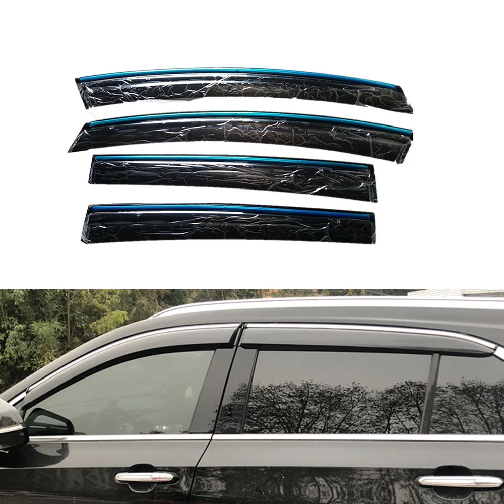12-year factory Door Window Sun Visor Weather Rain Guard Cover Deflector For ROEWE RX5 Max 2019-