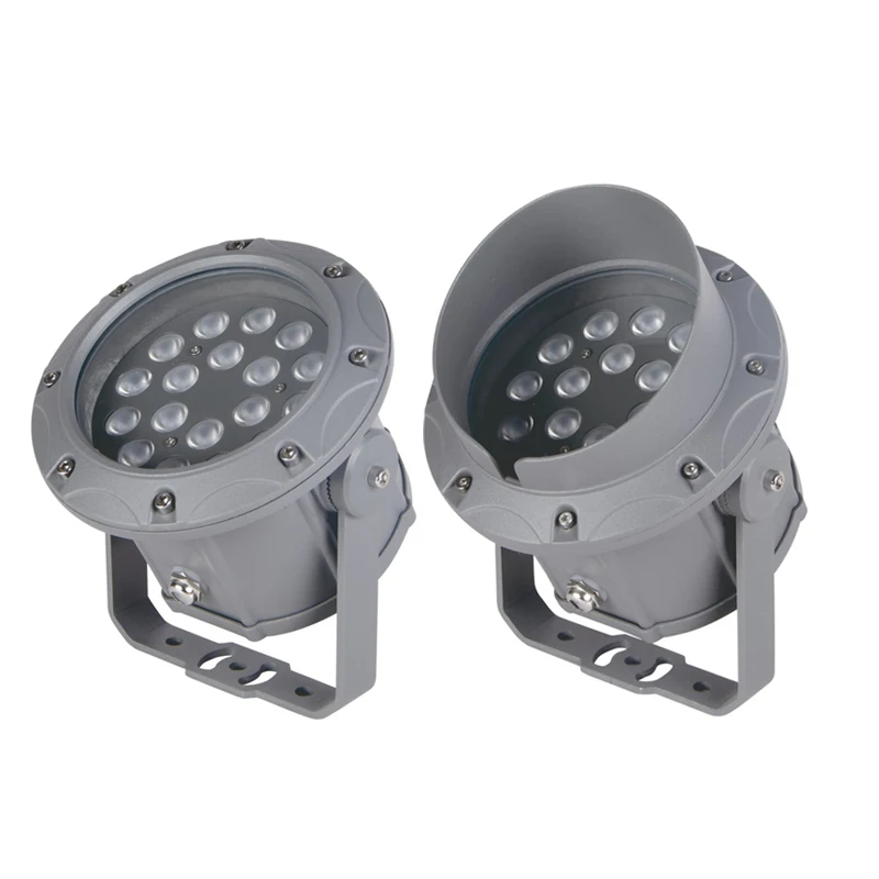 Popular High Efficiency 18W  RGB LED Outdoor Spot Light For Building Wall Facade Lighting  DHW-170