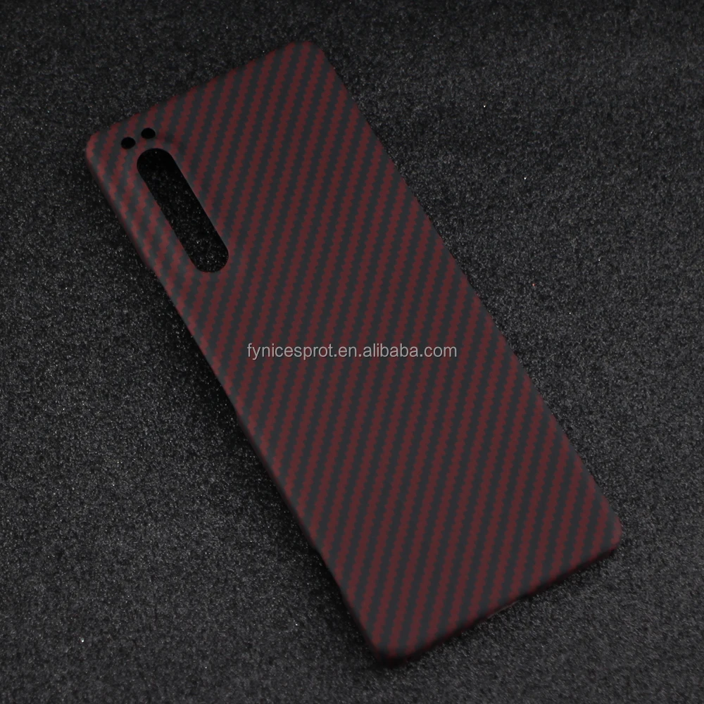 FY Sport Carbon Fiber Phone Case for Sony  5 III Red Aramid fiber 5II phone case