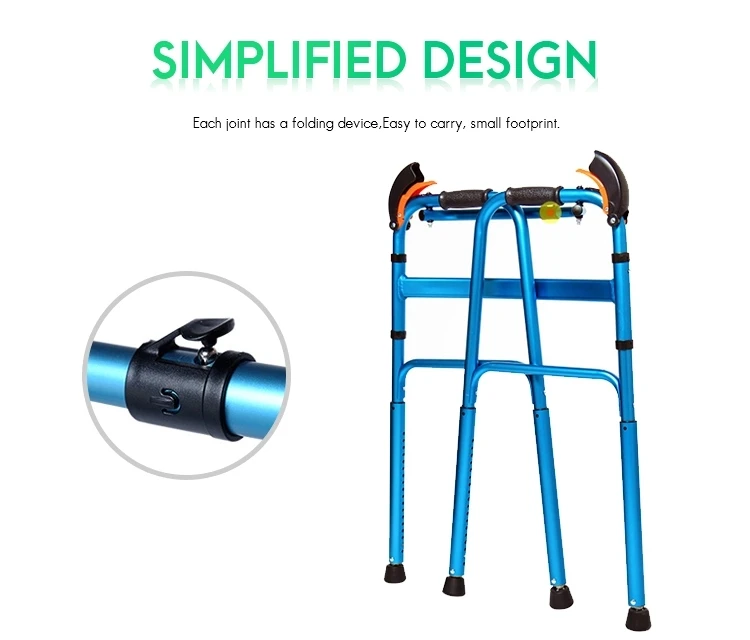Adjustable aluminum folding walking aid help stick the walking aid of medical orthopedic crutch