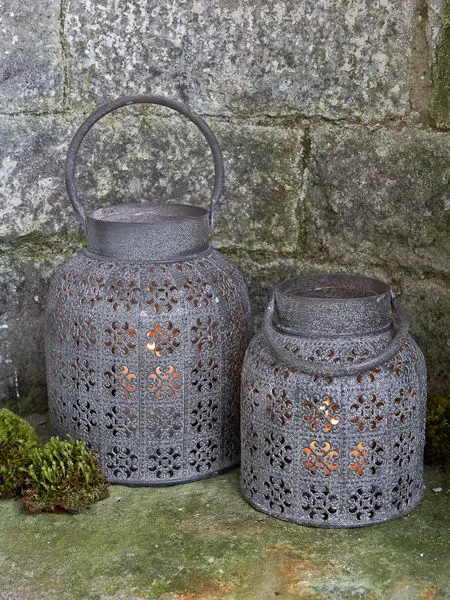 Vintage Collection Iron Candle Lantern