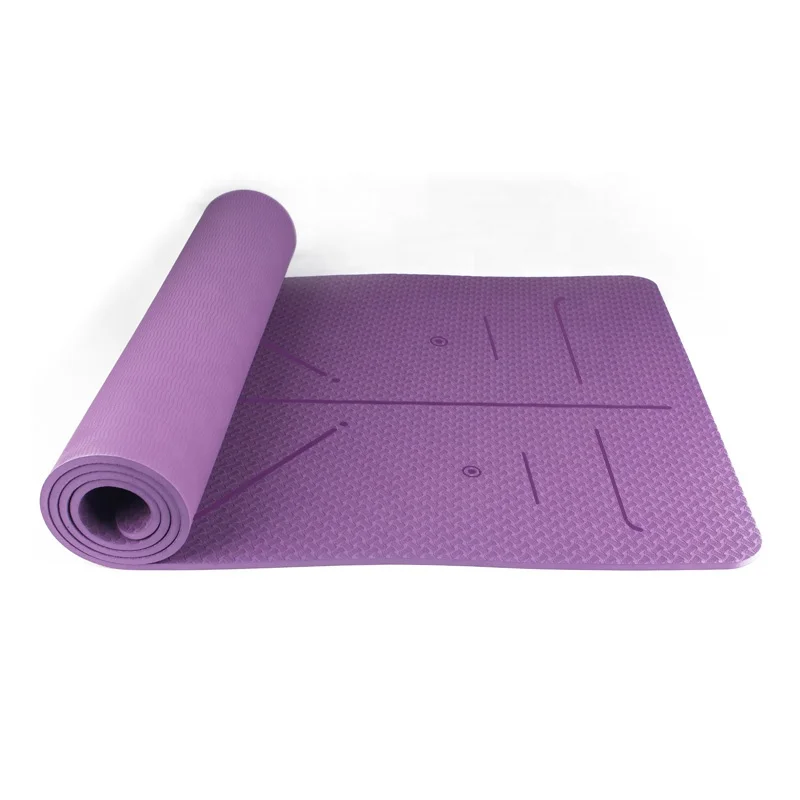 
SANFAN XiaMen Logo Custom Print Sublimation Fitness Exercise 6mm Hot Tpe Yoga Mat Plain 