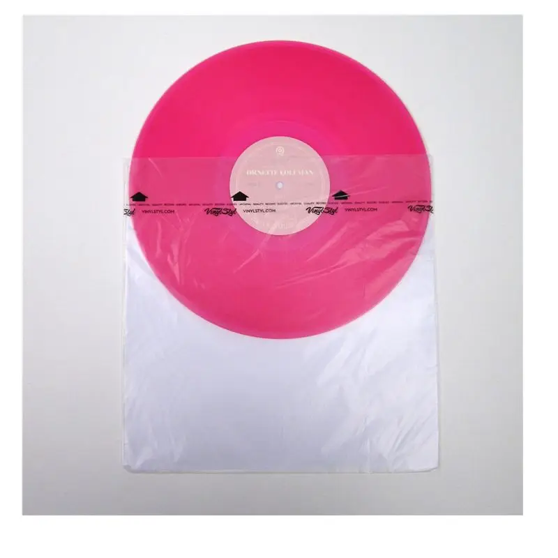 Custom logo printed MOFI type HDPE 12 inch turntable lp vinyl record storage inner sleeves