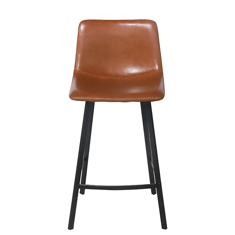 Popular Restaurant Event Luxury High Kitchen Dine Chairs Bar Stools Metal And Fabric Nordic Pu Bar Stool