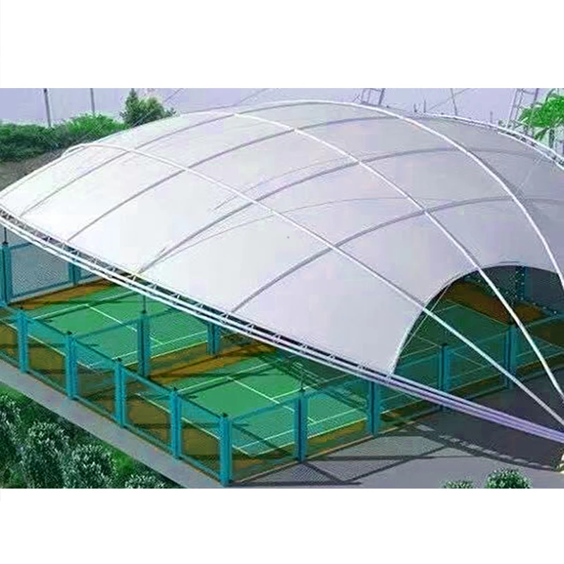 Архитектурный навес на растяжение тент для стадиона PVDF/PTFE/ETFE тканевая мембранная структура палатка баскетбольной футбольной площадки
