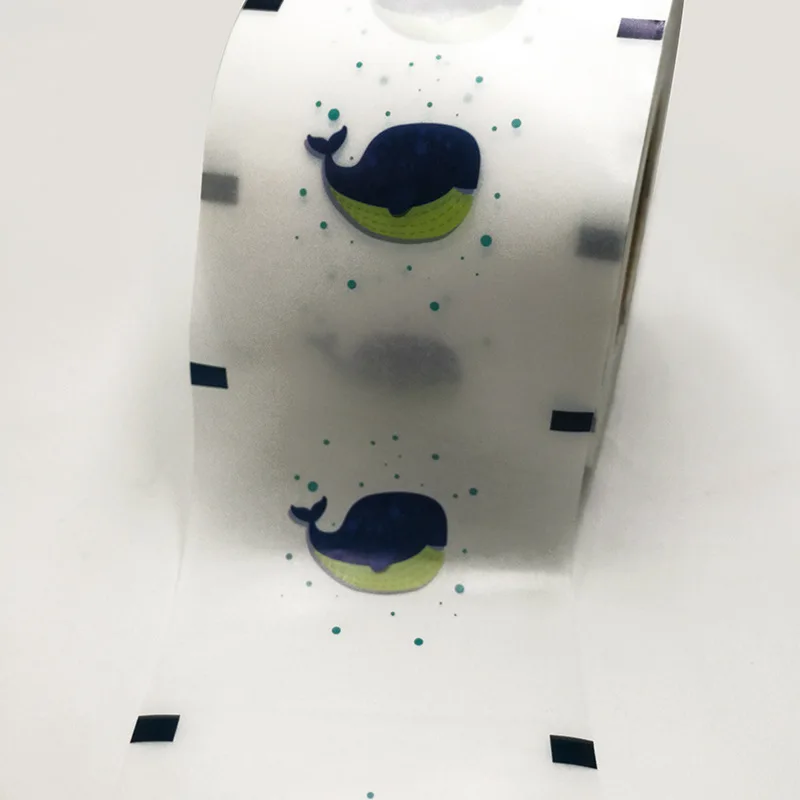 
Custom printed design plastic PP Paper PLA cup bubble milk tea sealing film roll 