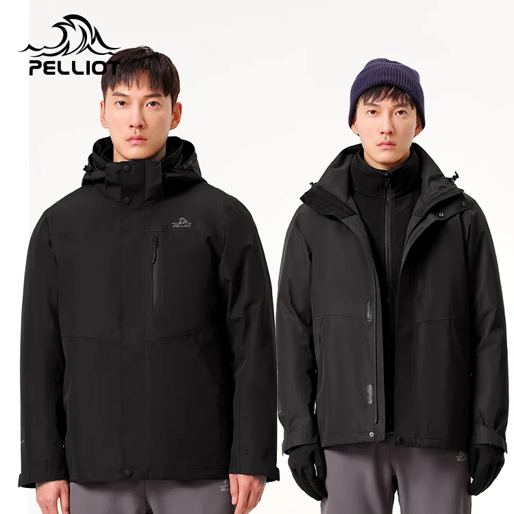 Outdoor Jackets 100% Polyester Waterproof Mens Stand Adults Fleece Jacket Print Logo Fashion Customized Mountain Hooded Winter