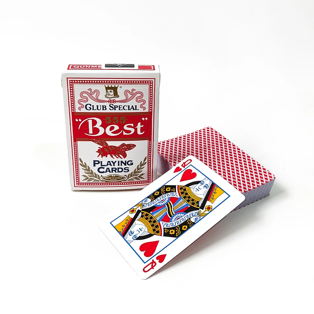 Custom Printing Logo Pattern Paper Card Game Entertainment Poker Set Playing Card With Box