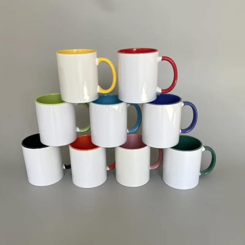 Ceramic Mug 11oz White Sublimation Blanks Coffee Mug for Custom Logo Printed Cup