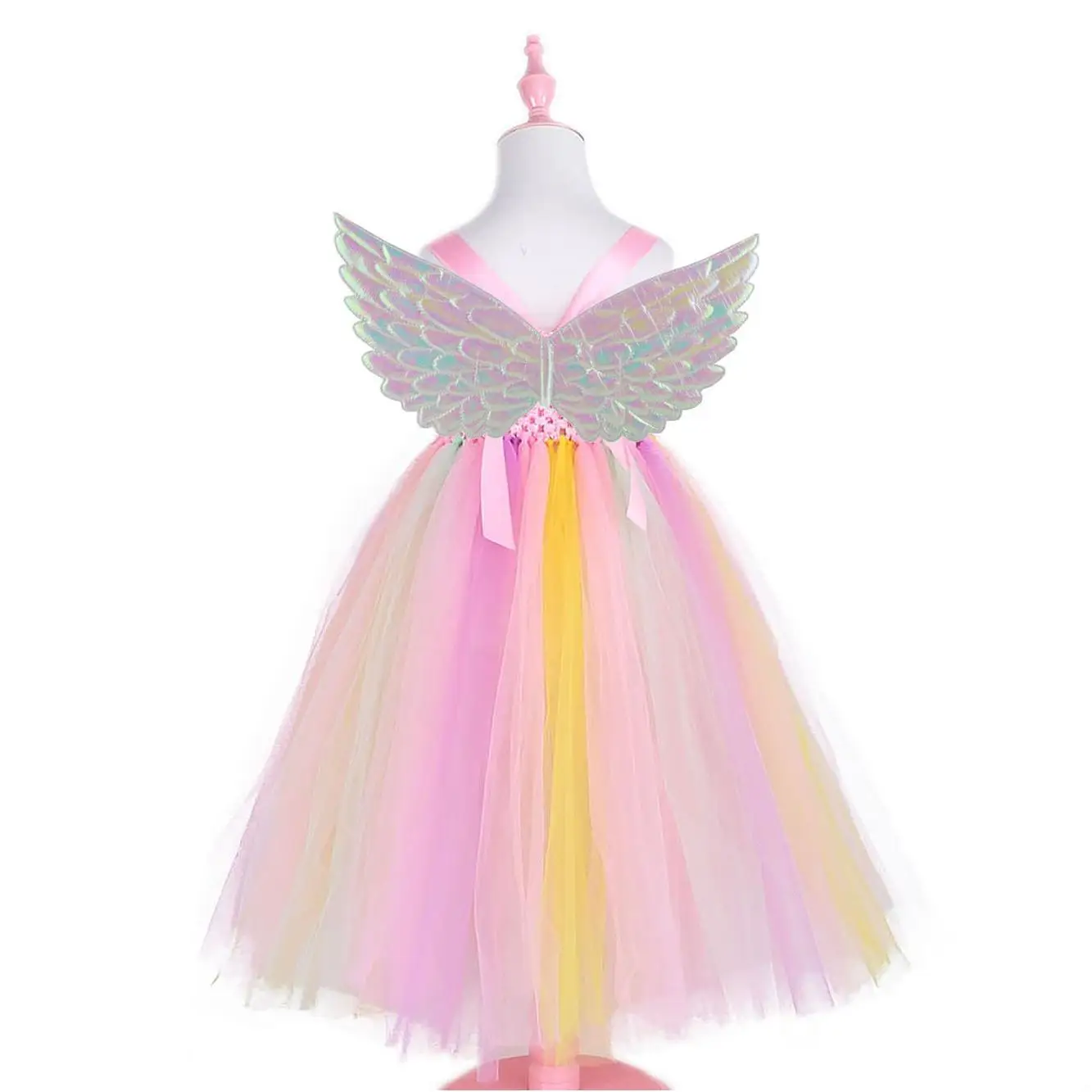 Angel Wings alas de resina Girl Fabric Cape Super Black For Kids Ostrich Sublimation Wing Ornaments Newborn Angel Feather Wings