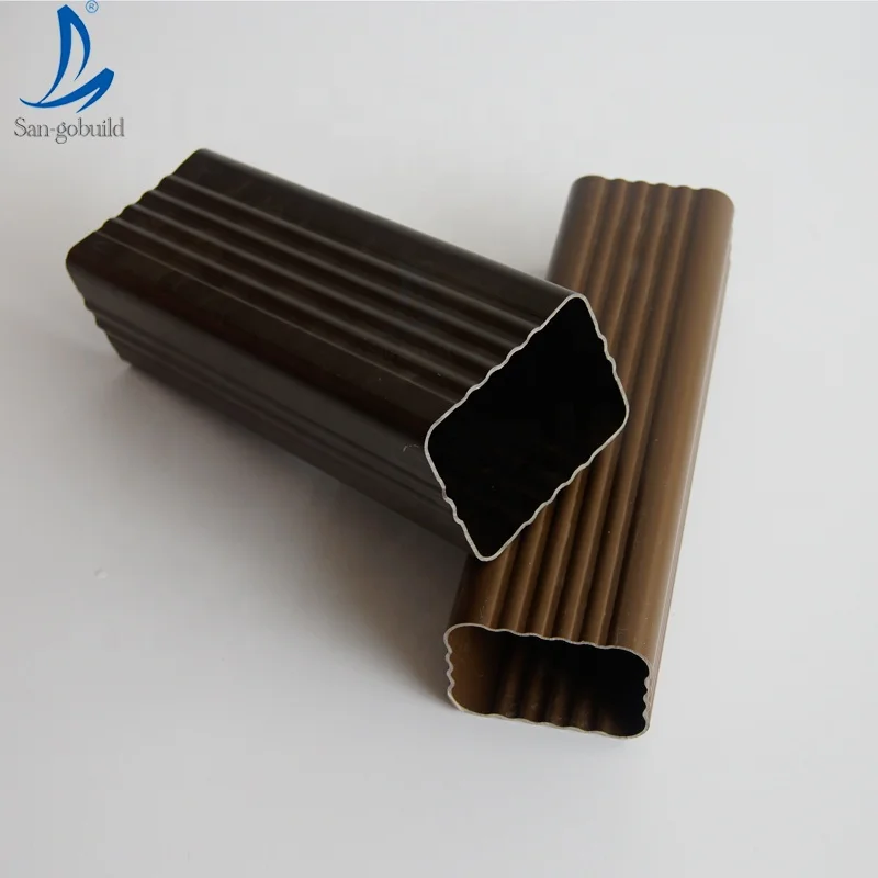 Sangobuild 30 years rain water collector and downspout color never fade black rain gutter For Nigeria Kenya Tanzania