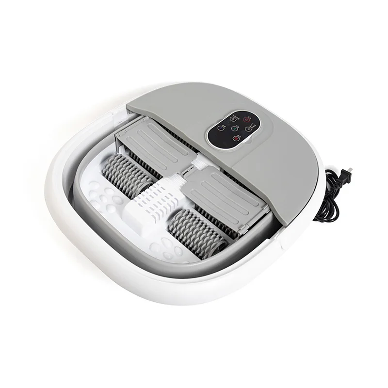 2023 Folding health care foot spa bath massager with heat infrared portable foot soaking spa bath basin