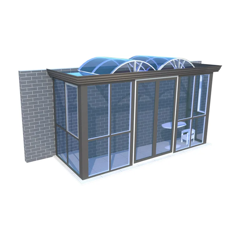 Часть А, алюминиевая солнечная комната, закрытая алюминиевая рама, портативная солнечная комната