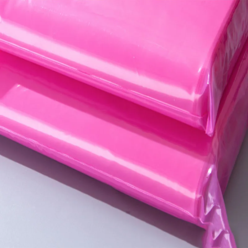 Pink Self Sealing Zip Lock Plastic Reusable Packaging Bag