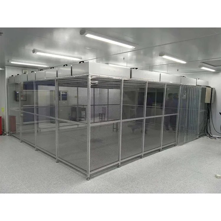Modular Purification Clean room cleanroom clean booths with different cleanliness level workshop