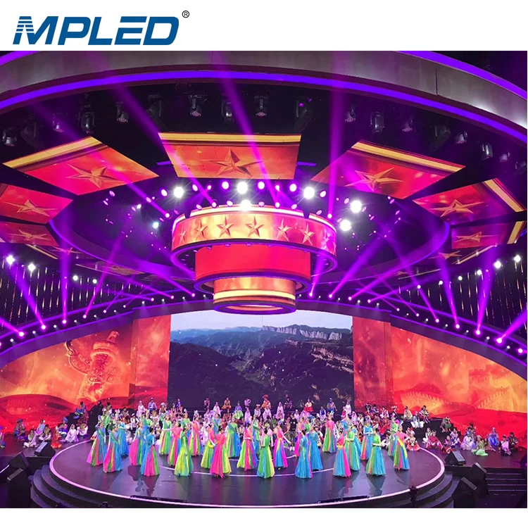  MPLED 2020 Новое поступление чисто черный SMD 10x12 футов 500x500 мм наружный p3.91 светодиодный