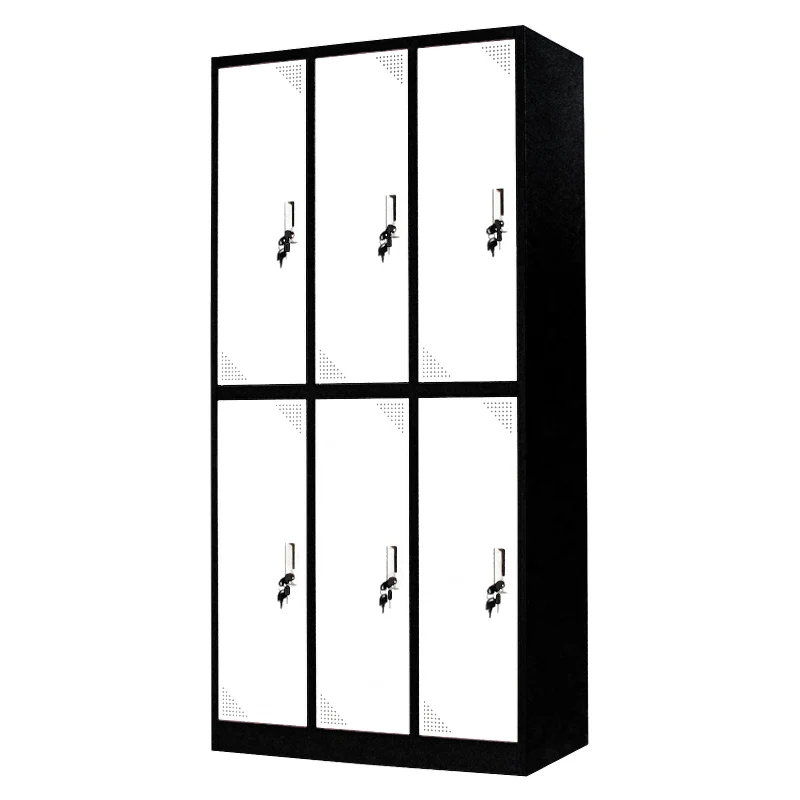 Modern Office Furniture Large Metal Locker Style Storage 1 2 4 6 9 12 door metal storage cabinet